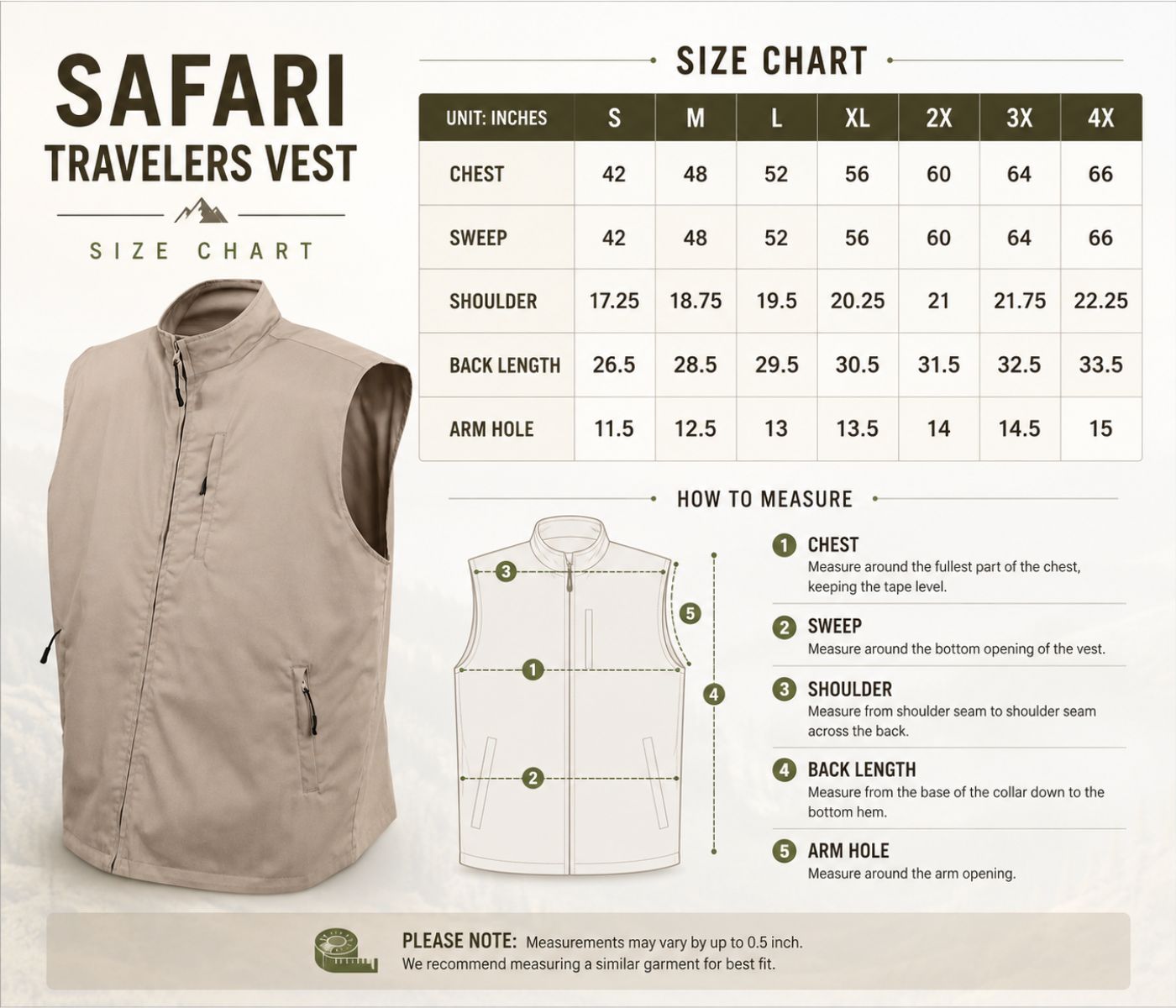 Undercover Travel Vest